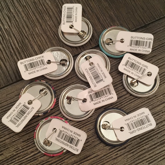 9 Mini Simply Southern Pins Buttons New Set - Picture 3 of 8